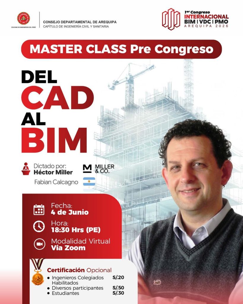Pre CONGRESO BIM AREQUIPA CAD AL BIM