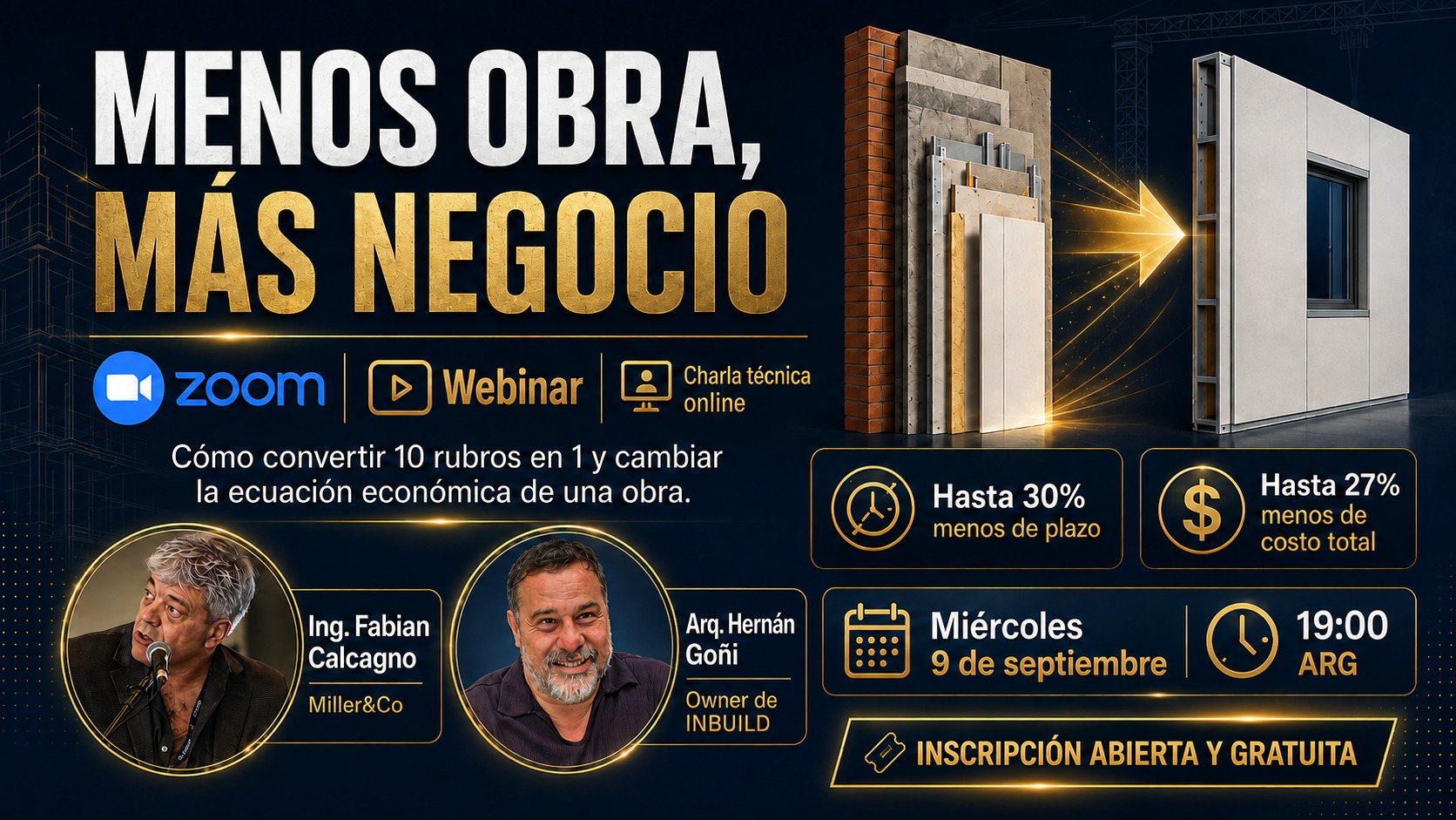 La obra del futuro no se construye «Más Rápido». Se construye «Antes»