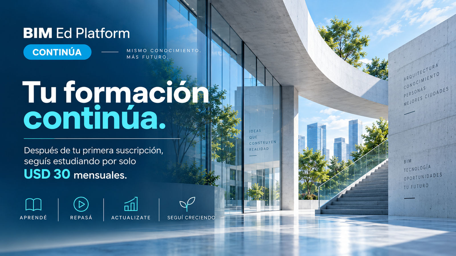 BIM Ed. Platform Continúa – Tu primer año de formación abre la puerta a mucho más